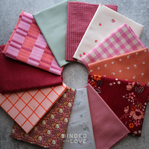 Strawberry Social Bundle | Curated 12 Fat Quarter Bundle