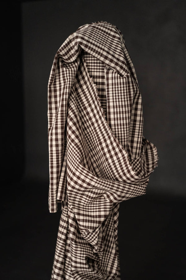 Log Cabin Cotton/Linen Check