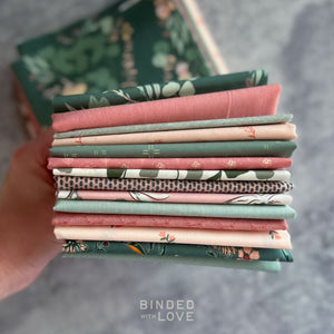 Blushing Sage Bundle | Curated 14 Fat Quarter Bundle