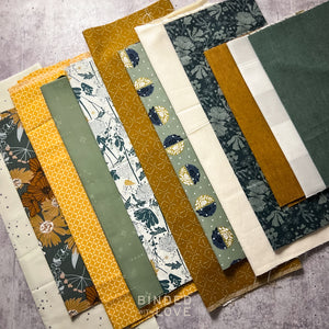 Curated Remnant Bundle | 12 Fabric End of Bolt Quilting Bundle | One of a Kind | REMNANT BUNDLE-149