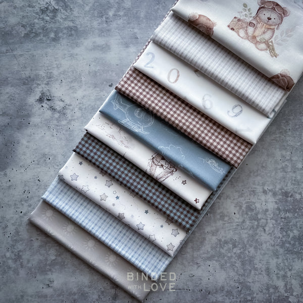 Soaring Dreams by Jessica Yon Lo for FIGO Fabrics | 10 Prints | Precut Bundle
