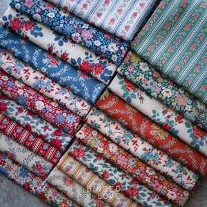 Tilda Village Life Full Collection Precut Bundle | 20 Prints | Fat Quarter Bundle | Half Yard Bundle