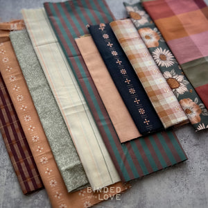 Curated Remnant Bundle | 10 Fabric End of Bolt Quilting Bundle | One of a Kind | REMNANT BUNDLE-216