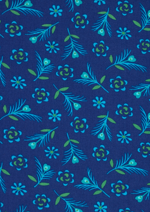 Indigo Gitane cotton coupon