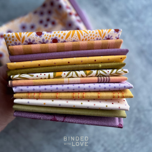 Lilac Gleam Bundle | Curated 12 Fat Quarter Bundle