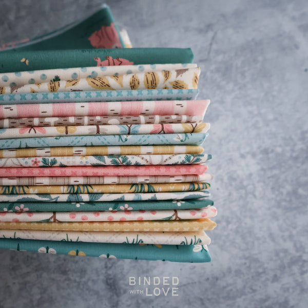 Wildwood by Ann Gardner for Cloud9 Fabrics | Full Collection 19 Prints | Organic Quilting Cotton | Fat Quarter or Half Yard Bundle