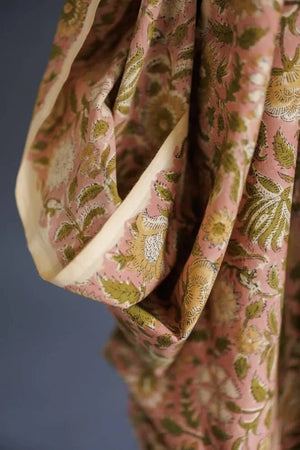 Maricel Pinks Indian cotton | Indian Block Print