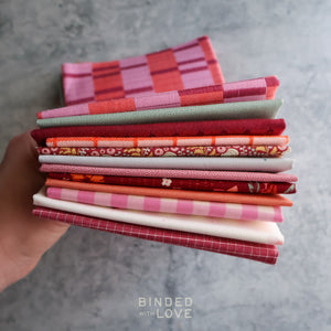 Strawberry Social Bundle | Curated 12 Fat Quarter Bundle