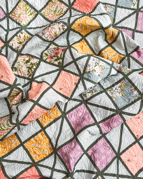 Harlequin Bloom | Paper Quilt Pattern