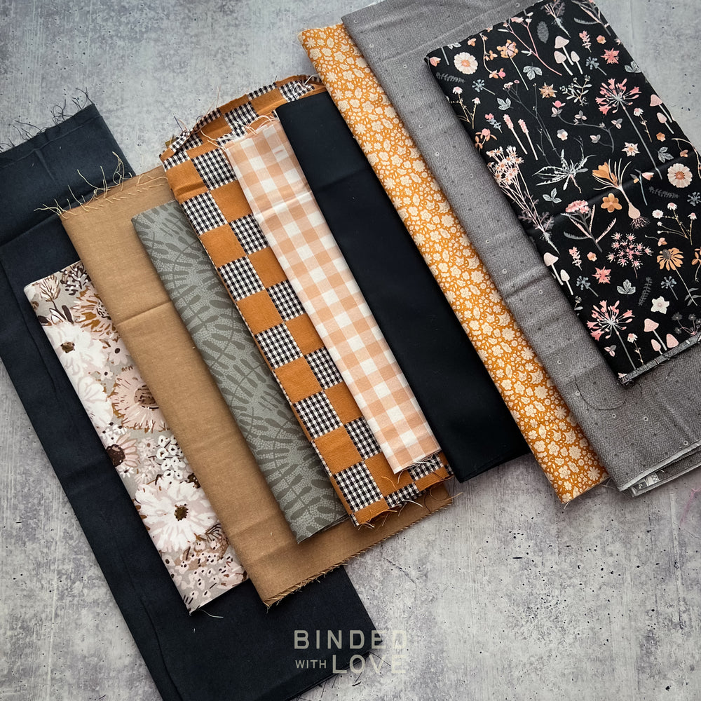 Curated Remnant Bundle | 10 Fabric End of Bolt Quilting Bundle | One of a Kind | REMNANT BUNDLE-232