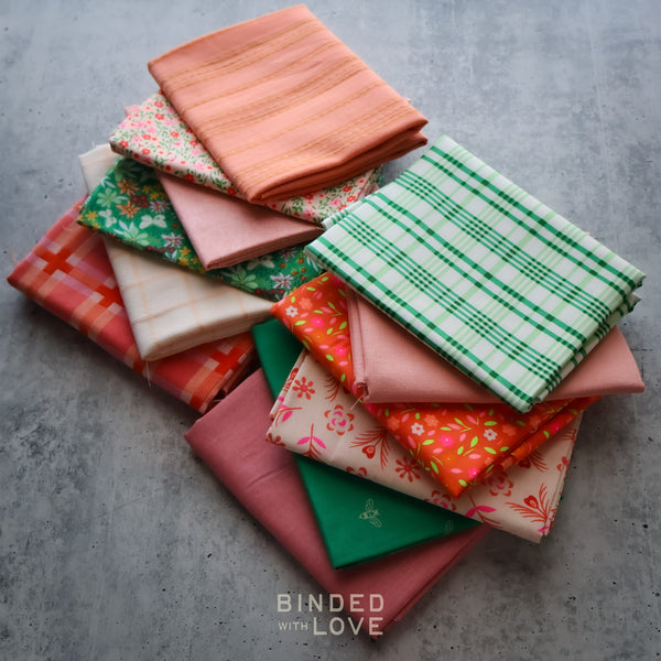 Peaches & Clover Bundle | Curated 12 Fat Quarter Bundle