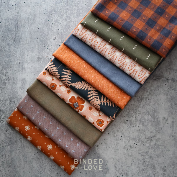 Copper Fern Bundle | Curated 10 Fat Quarter Bundle
