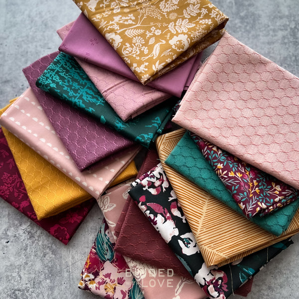 Wildberry Rose | Curated 16 Fabric Bundle | BUNDLE-288