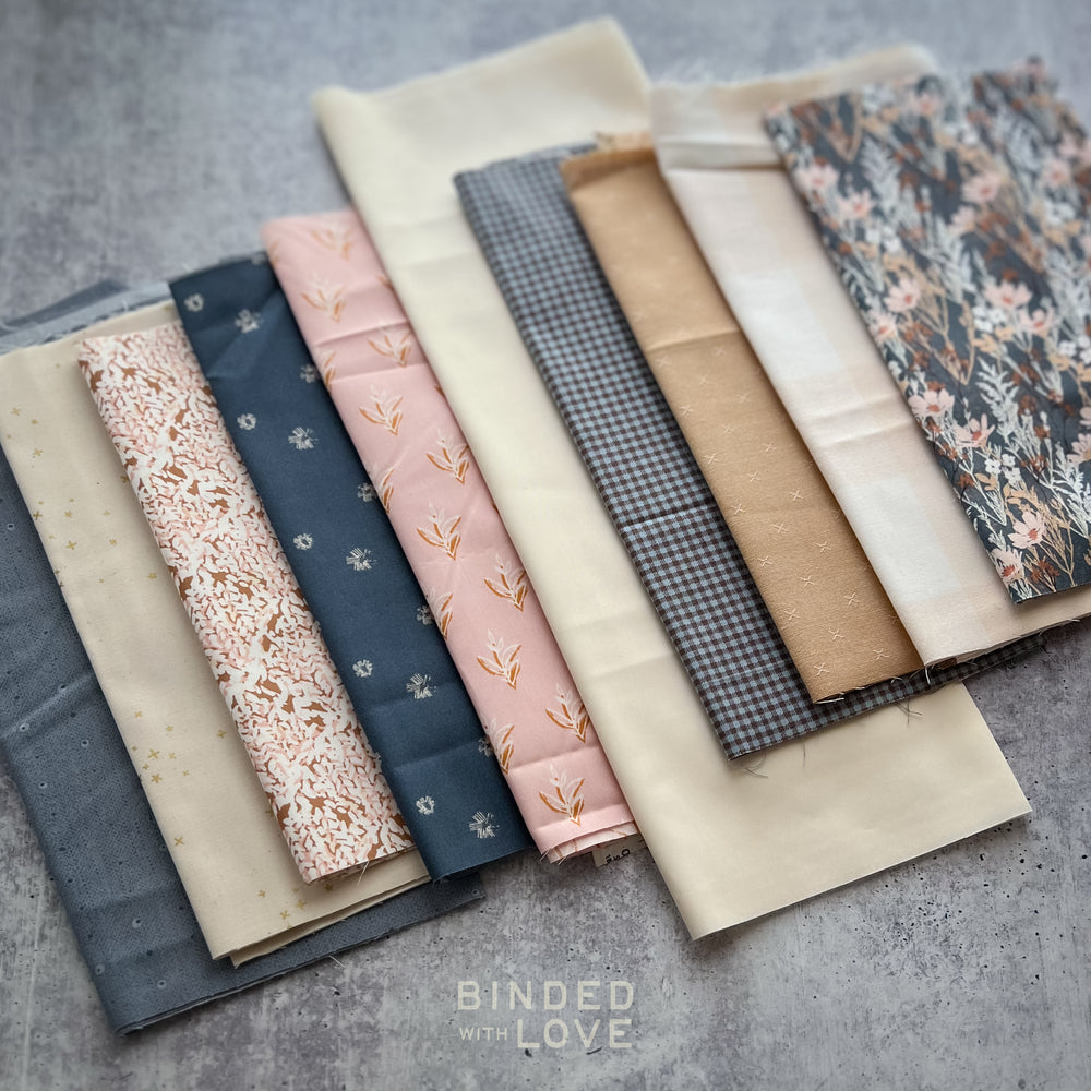 Curated Remnant Bundle | 10 Fabric End of Bolt Quilting Bundle | One of a Kind | REMNANT BUNDLE-203