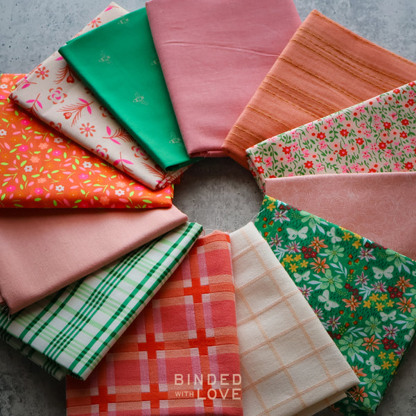 Peaches & Clover Bundle | Curated 12 Fat Quarter Bundle