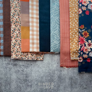Curated Remnant Bundle | 10 Fabric End of Bolt Quilting Bundle | One of a Kind | REMNANT BUNDLE-230