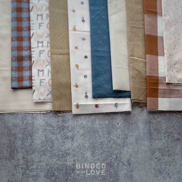 Curated Remnant Bundle | 10 Fabric End of Bolt Quilting Bundle | One of a Kind | REMNANT BUNDLE-222