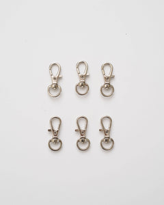 Mini Swivel Charm Clips | Set of 6