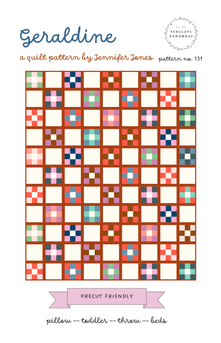 Geraldine Quilt Pattern | Paper Pattern