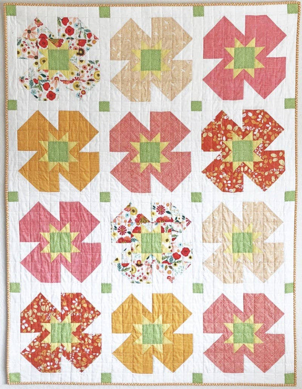 Summer Garden Quilt Pattern - PRINTED