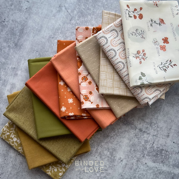 Golden Orchard | Curated 12 Fat Quarter Bundle | BUNDLE-289