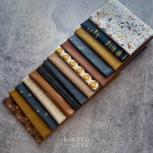 Golden Timber Bundle | Curated 14 Fat Quarter Bundle