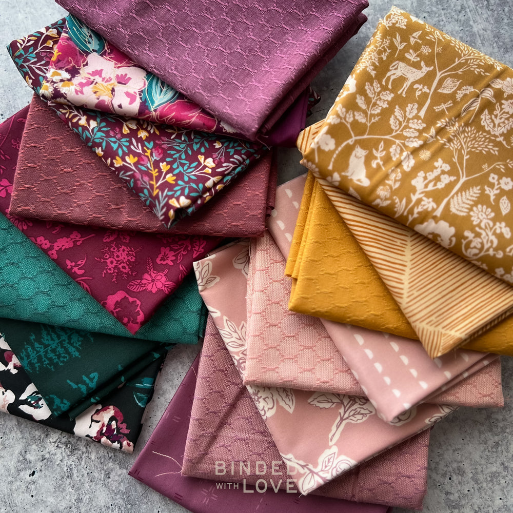Wildberry Rose | Curated 16 Fabric Bundle | BUNDLE-288