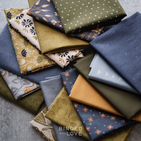 Woodland Hush Bundle | Curated 16 Fat Quarter Bundle