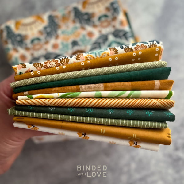 Amber Fern Bundle | Curated 11 Fat Quarter Bundle
