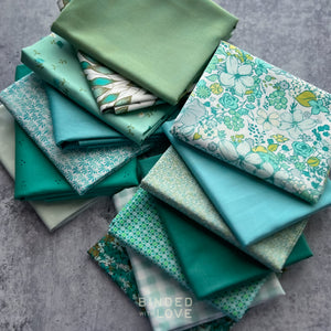 Sea Glass Garden Bundle | Curated 14 Fat Quarter Bundle
