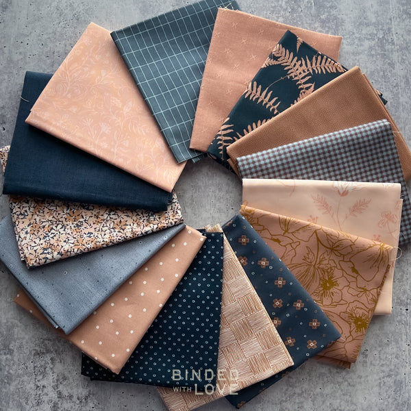 Dusty Rosewood Bundle | Curated 15 Fat Quarter Bundle