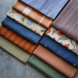 Golden Hour Garden Bundle | Curated 11 Fat Quarter Bundle