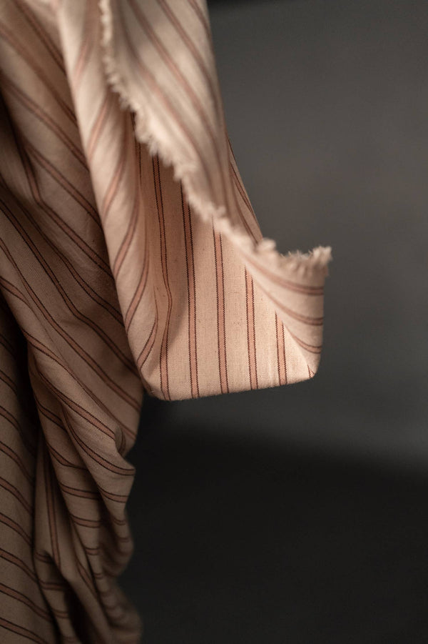 Whiskey Cotton/Linen Stripe