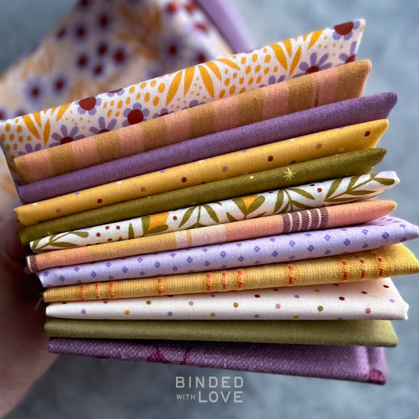 Lilac Gleam Bundle | Curated 12 Fat Quarter Bundle