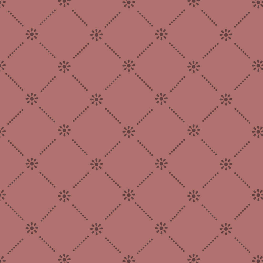 Stripple Cocoa 228564 | Cottage Blooms by Soph Rowe