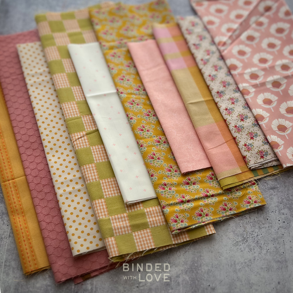 Curated Remnant Bundle | 10 Fabric End of Bolt Quilting Bundle | One of a Kind | REMNANT BUNDLE-209