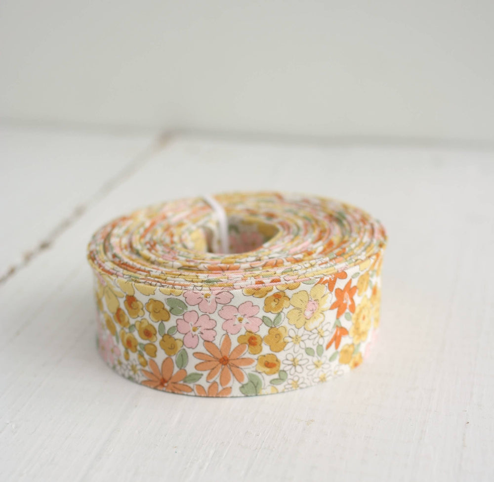 2.5" Bias Quilt Binding – PG Summer (Ready-Made Cotton Binding) | Prepacked 8 yards