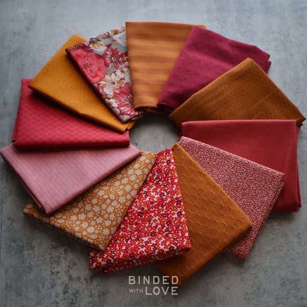 Rosy Outlook Bundle | Curated 12 Fat Quarter Bundle