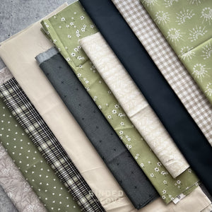Curated Remnant Bundle | 10 Fabric End of Bolt Quilting Bundle | One of a Kind | REMNANT BUNDLE-192