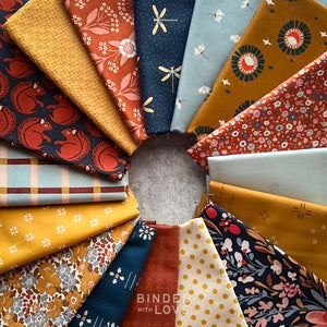 Golden Thicket Bundle | Curated 16 Fat Quarter Bundle