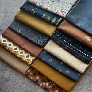 Golden Timber Bundle | Curated 14 Fat Quarter Bundle