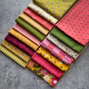 Strawberry Picnic Bundle | Curated 17 Fat Quarter Bundle