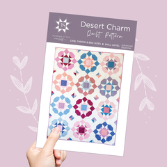 Desert Charm Quilt Pattern - PRINTED
