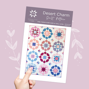 Desert Charm Quilt Pattern - PRINTED