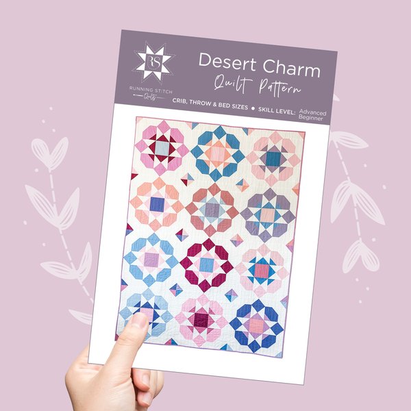 Desert Charm Quilt Pattern - PRINTED