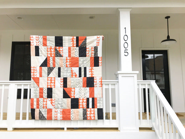 Sidewalk Chalk Quilt Pattern - Printed