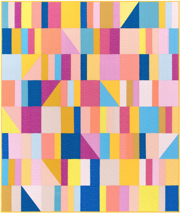 Sidewalk Chalk Quilt Pattern - Printed