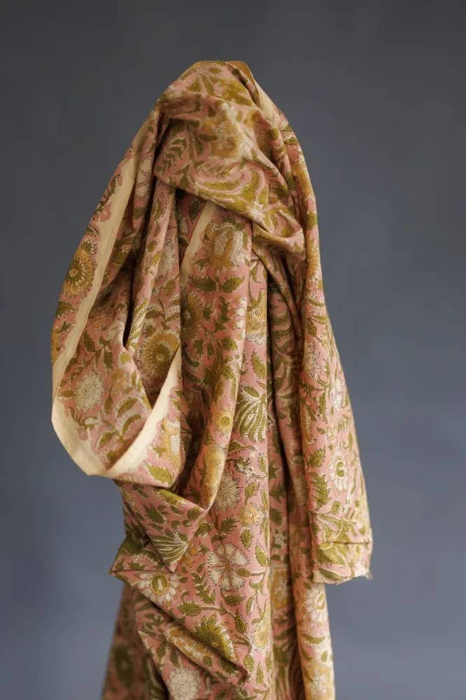 Maricel Pinks Indian cotton | Indian Block Print