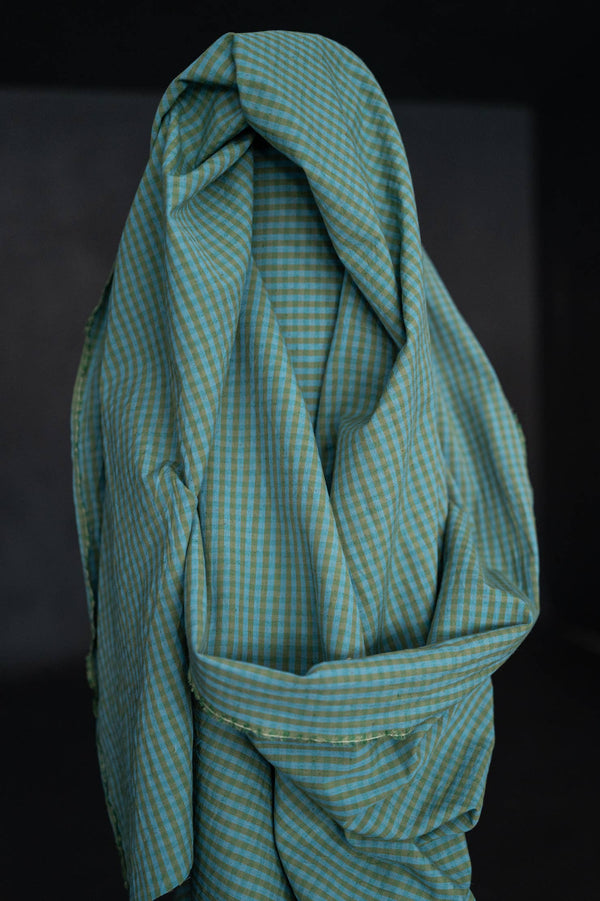 Springwater Cotton/Linen Check