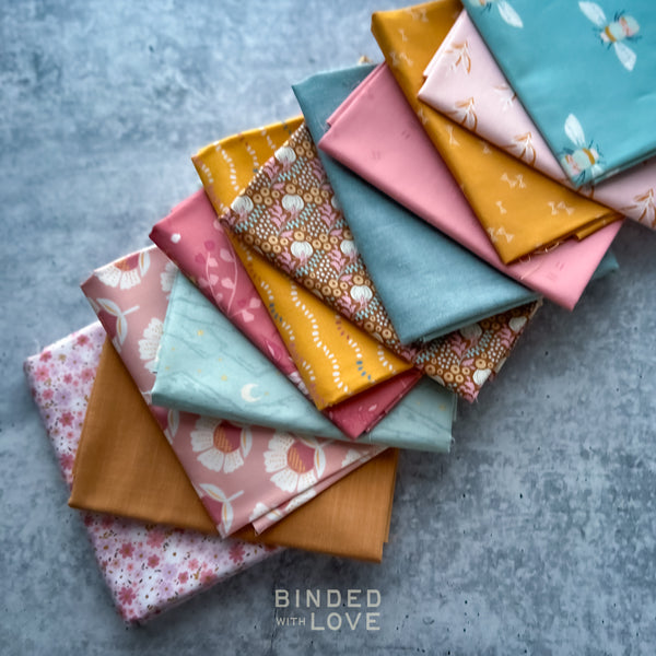 Petals & Honey Bundle | Curated 12 Fat Quarter Bundle | BUNDLE-301